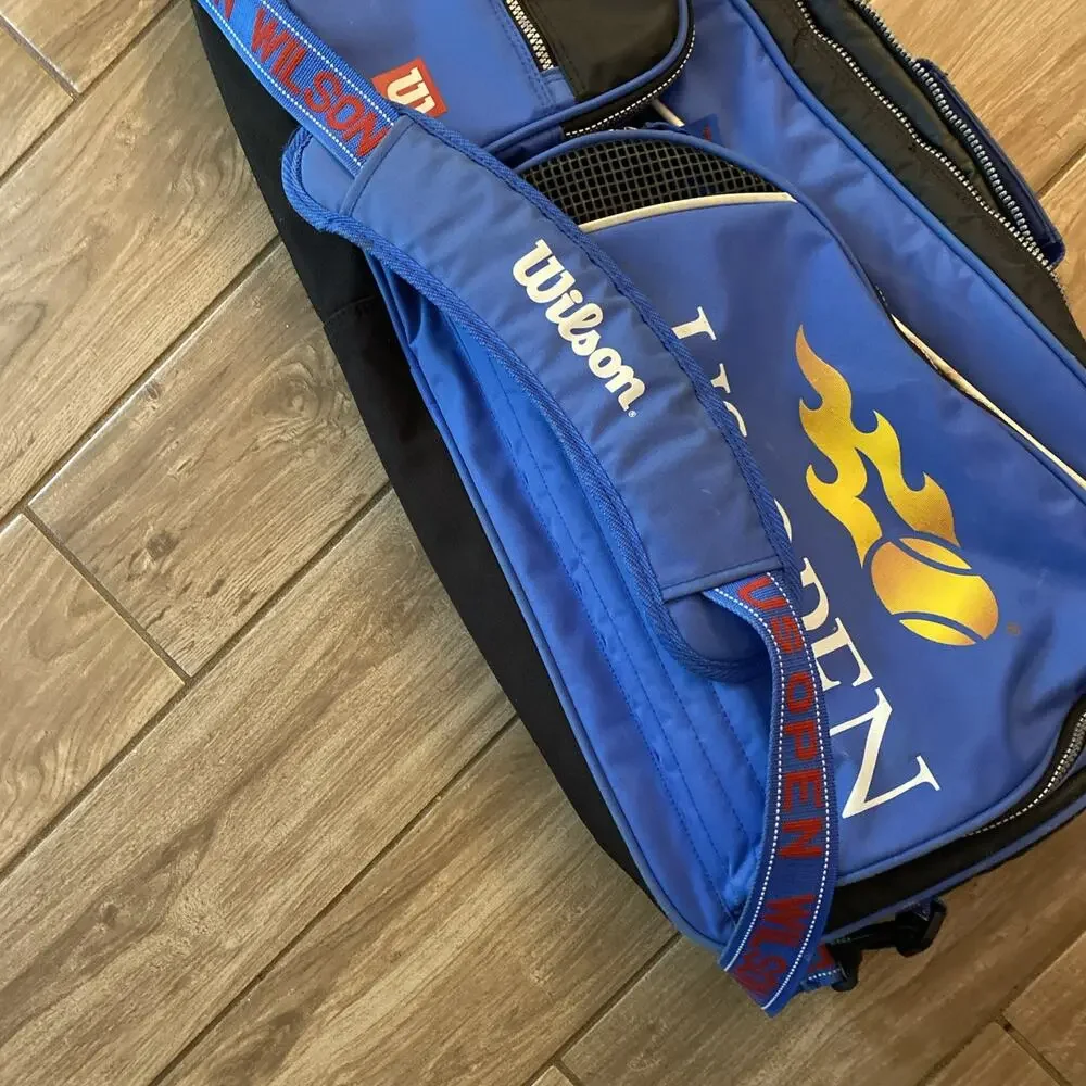 Wilson US Open Tennis Multi Racket Bag with Shoulder Strap